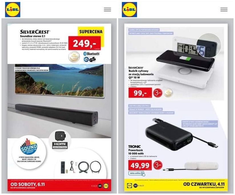 Lidl z promocją na elektronikę. Jest m.in. taniutki soundbar