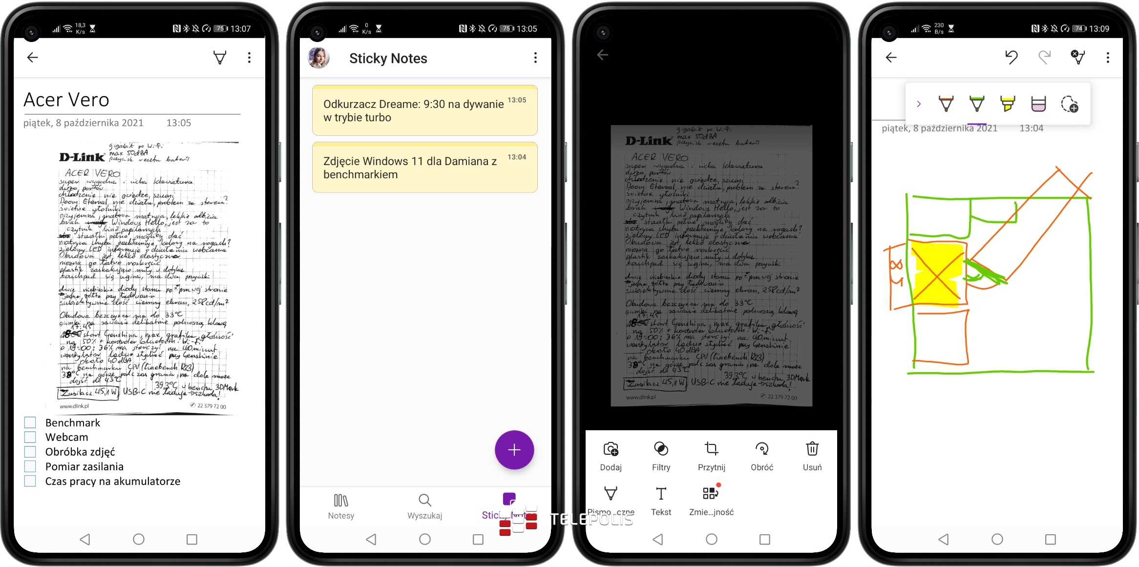OneNote dla Androida