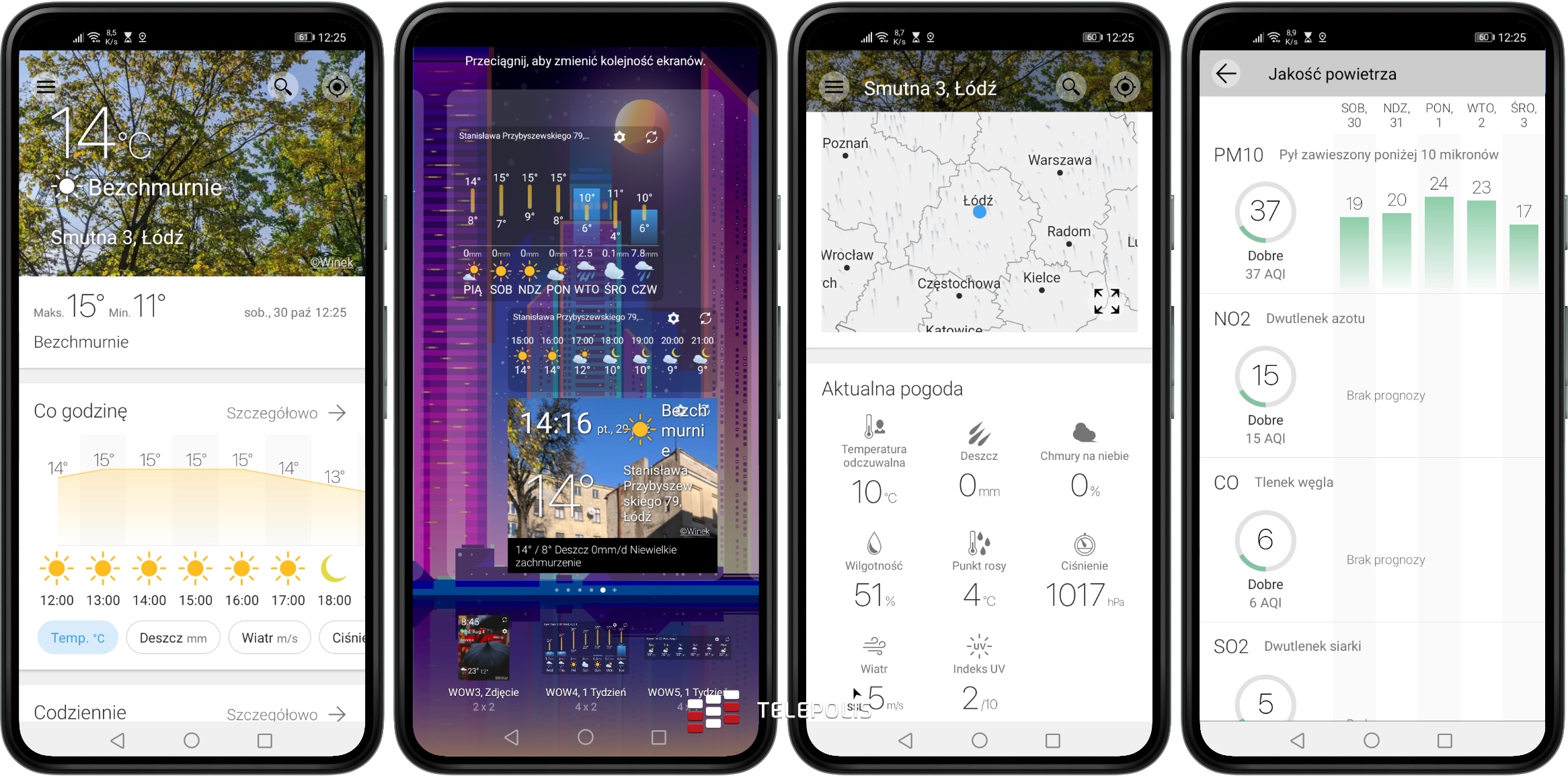 Weawow, pogodynka z Google Play