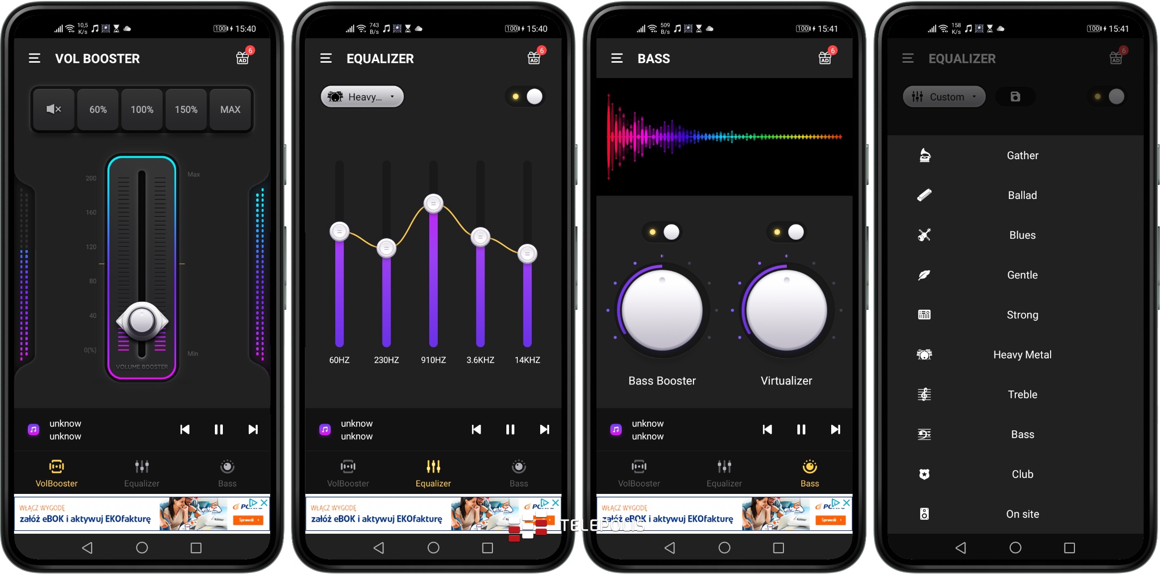 Equalizer dla Androida