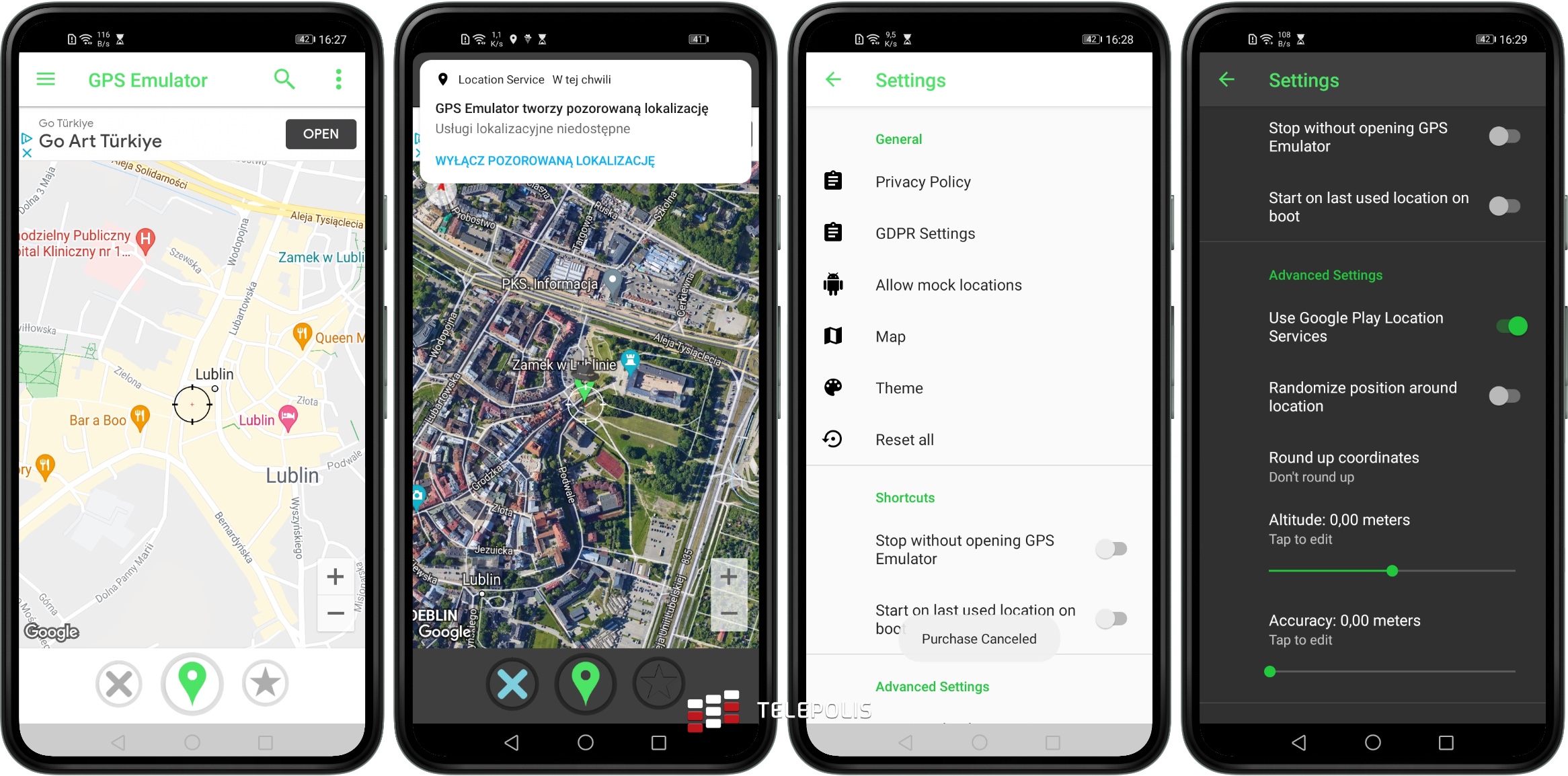 Simulador de GPS para Android