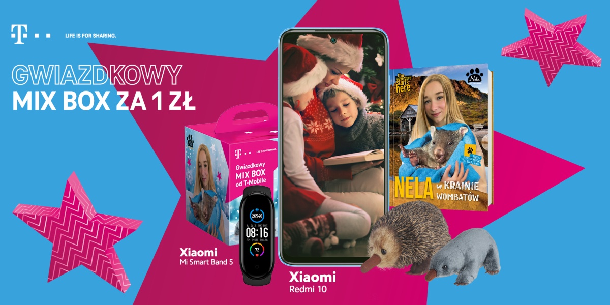 T-Mobile święta 2021 MIX BOX za 1 zł