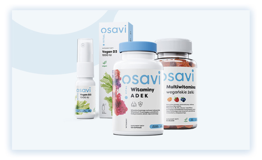 Osavi - eine Reihe von Nahrungsergänzungsmitteln