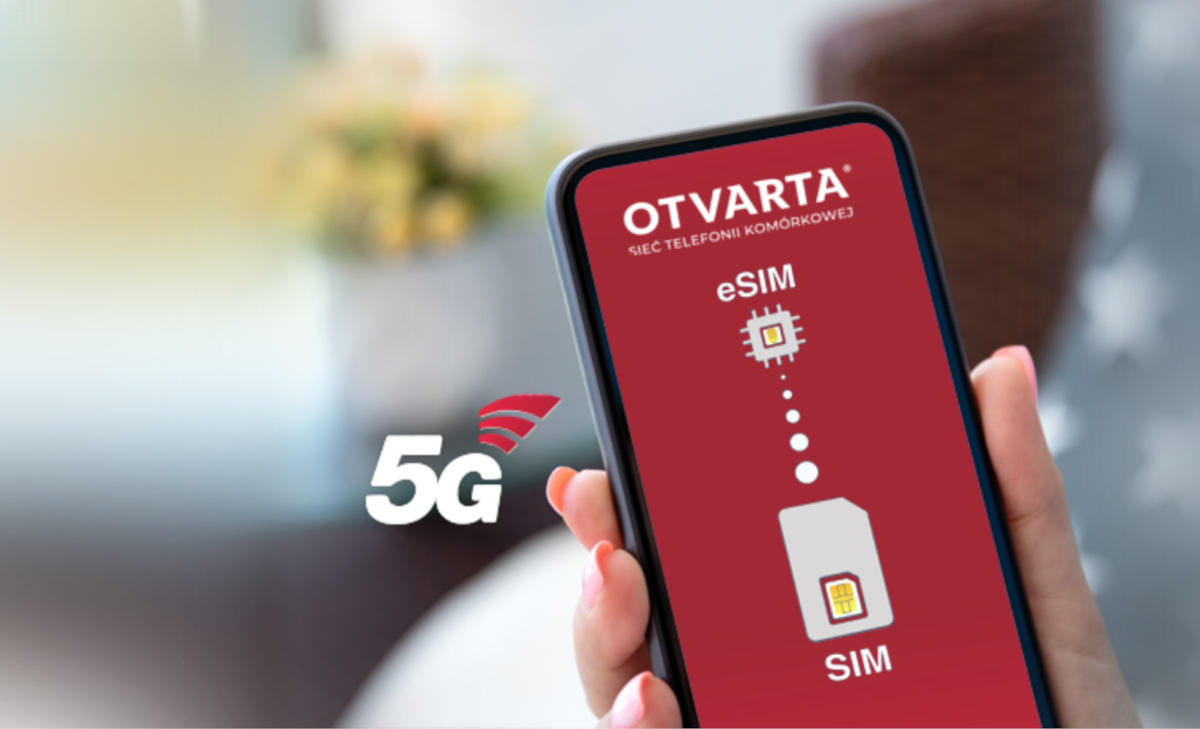 Otvarta wprowadza eSIMm, już w najtańszym abonamencie za 9,99 zł