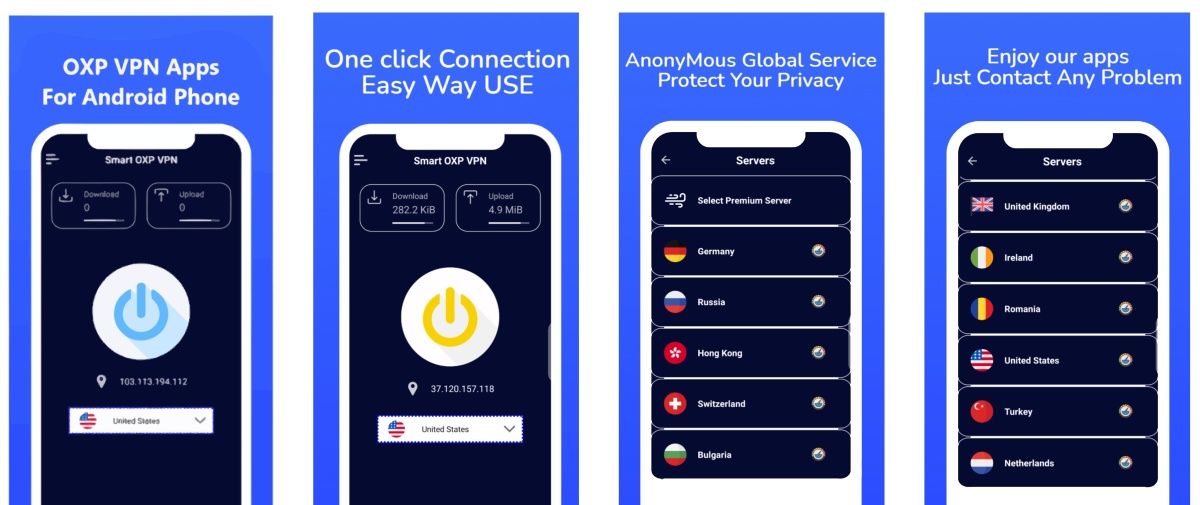 OXP VPN - Secure VPN Proxy w Google Play