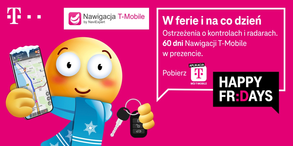 Nawigacja T-Mobile za darmo