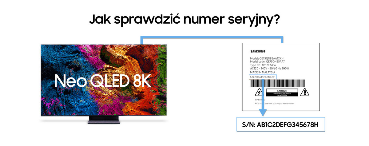 Step by step how to check the serial number of a Samsung TV.  Find out if it supports the new standard for terrestrial television broadcasting.
