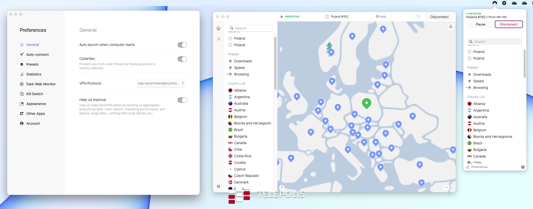 NordVPN für macOS