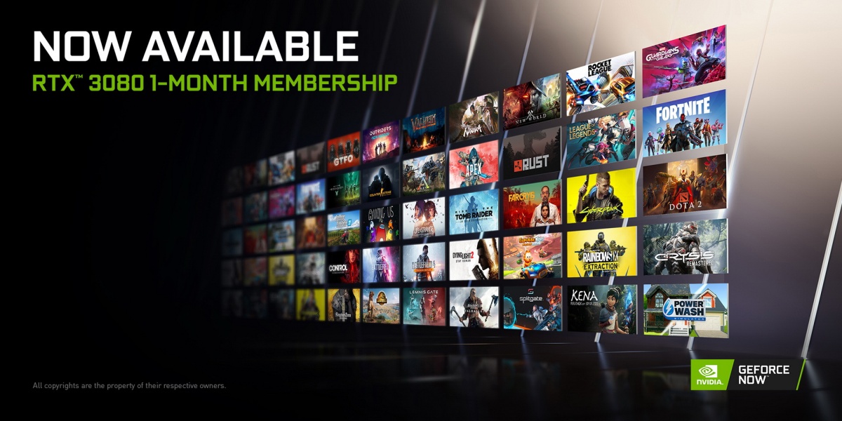 GeForce NOW RTX 3080 baner