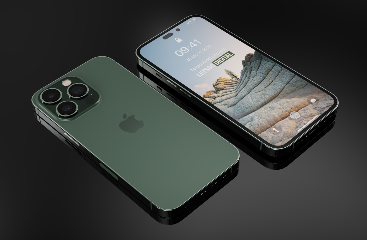 Apple iPhone 14 Pro zielony