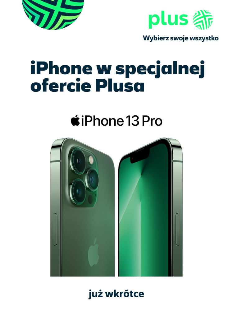 Plus wprowadza telefony Apple iPhone od maja