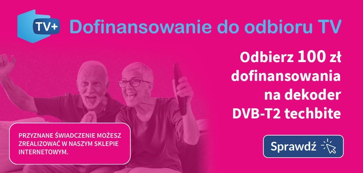 Dekoder DVB-T2 dofinansowanie baner