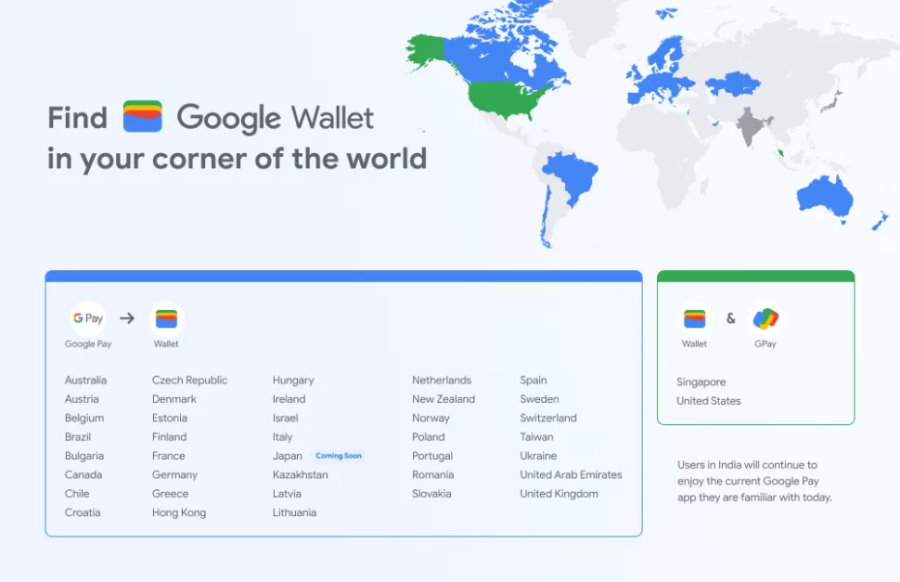 Google Wallet zastąpi Google Pay