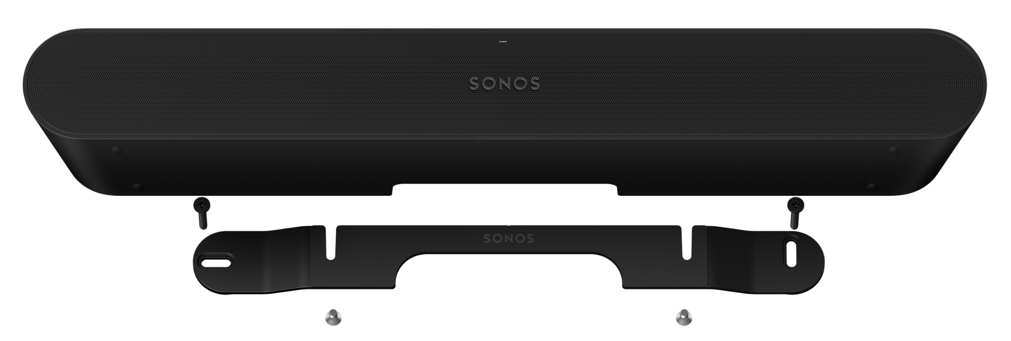 Sonos Ray czarny z montażem na ścianę