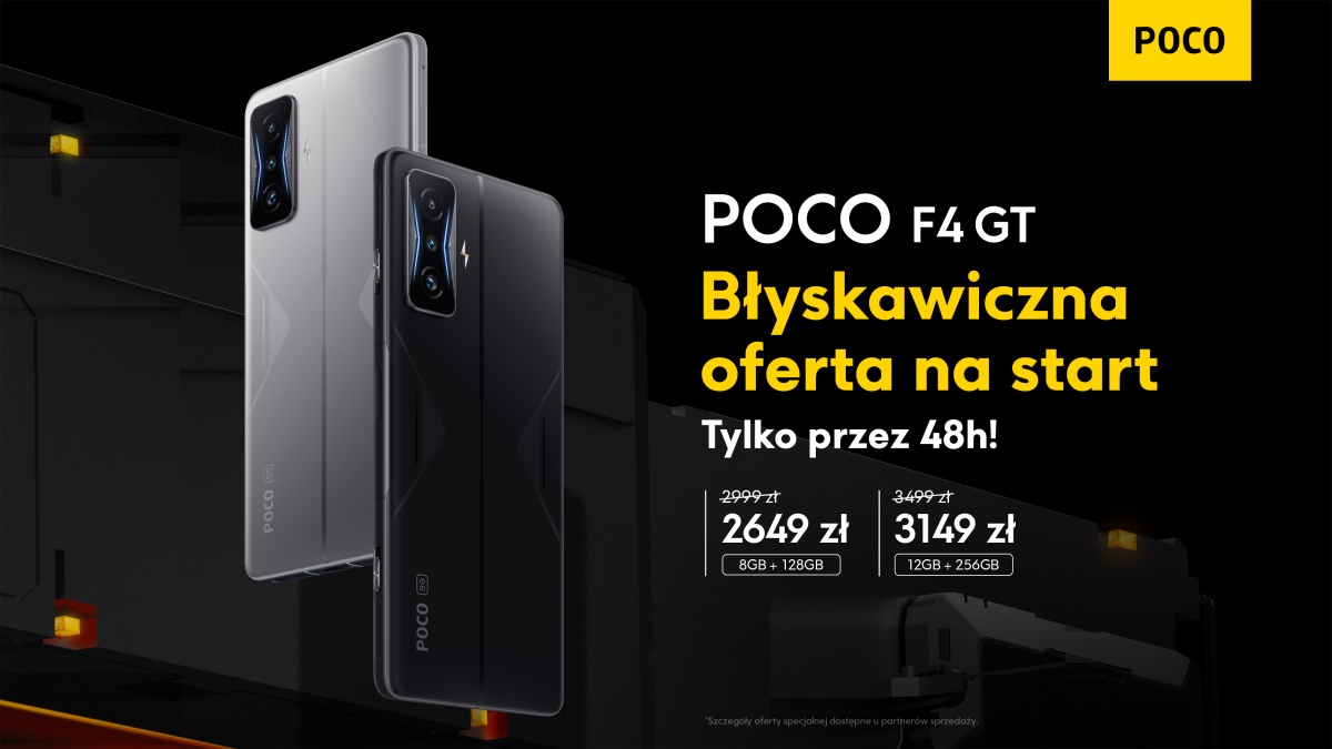 Xiaomi POCO F4 GT promocja baner