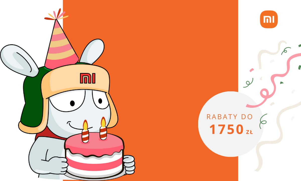 Xiaomi urodzinowa promocja salony MiMarkt do 1750 zł taniej
