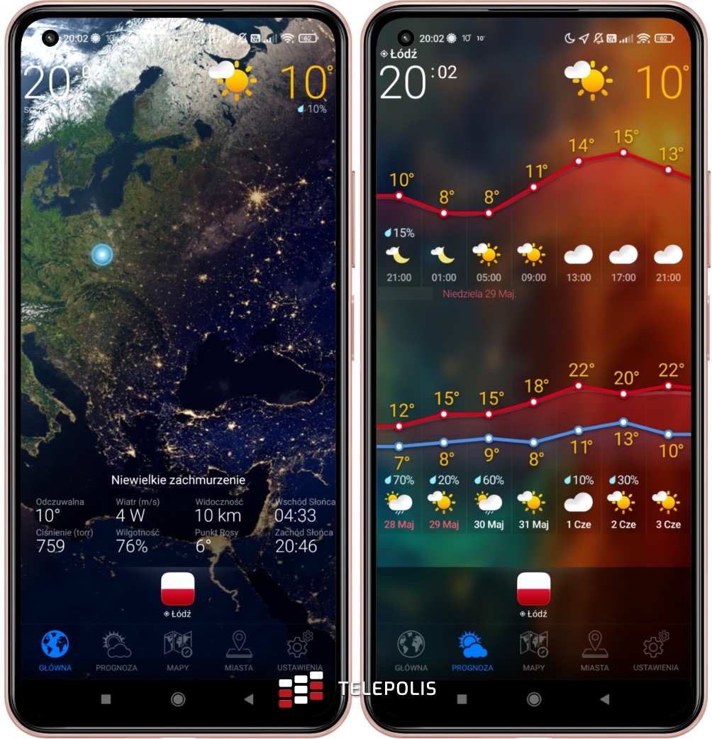 3D Earth for Android - Weather Forecast