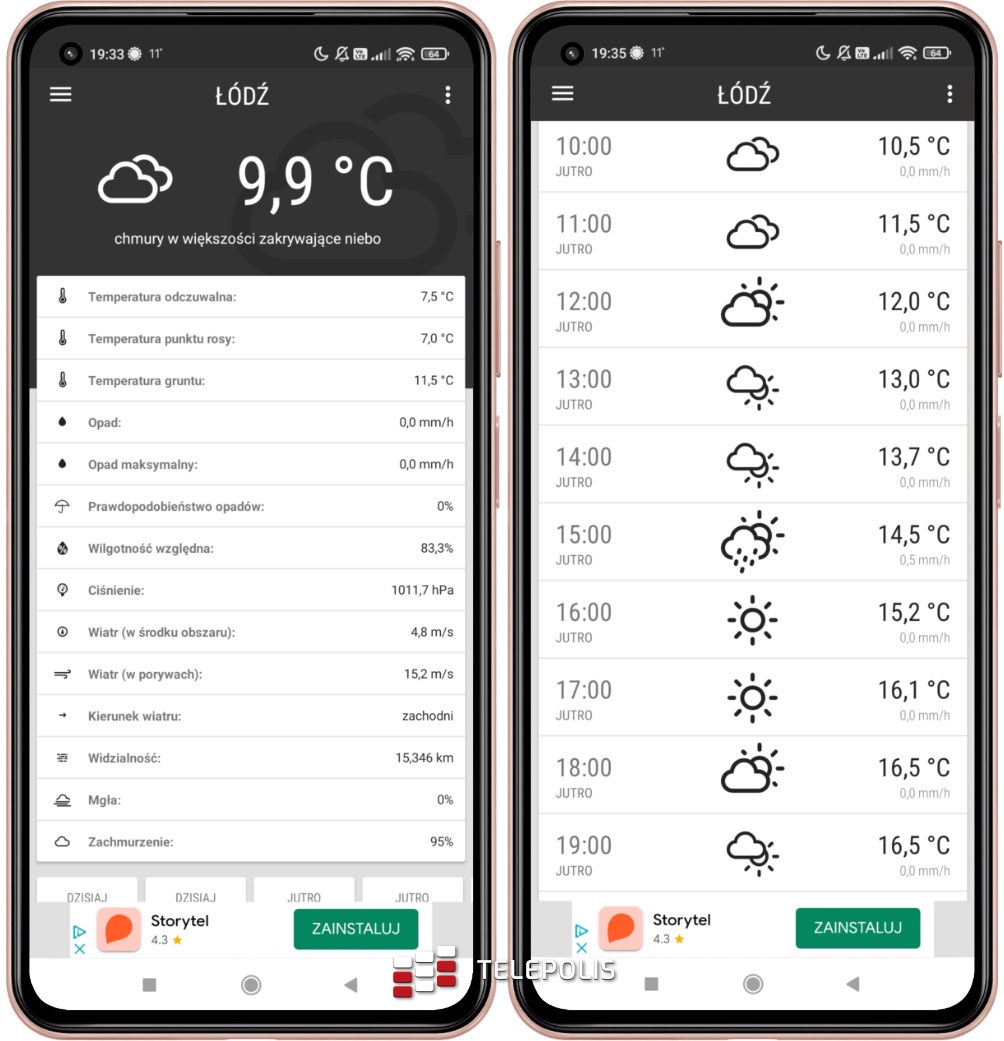 Meteo ICM - weather forecast app for Android