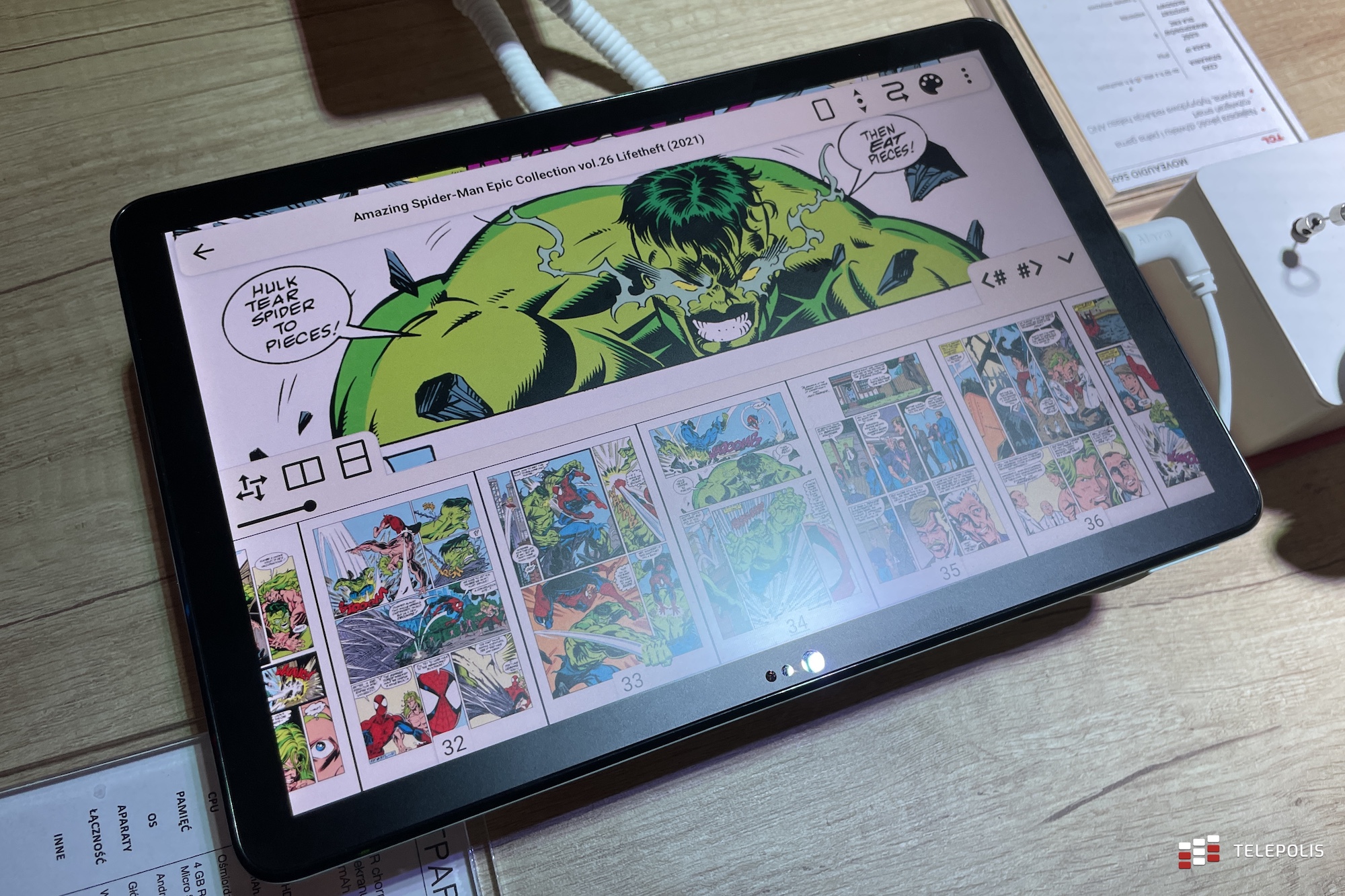 TCL NXTPAPER 10c - a tablet with a proprietary matte LCD screen, designed for reading
