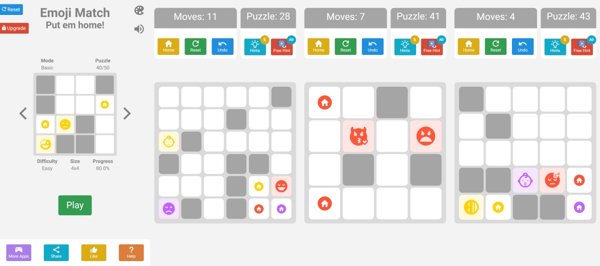 Emoji Match: A sliding puzzle