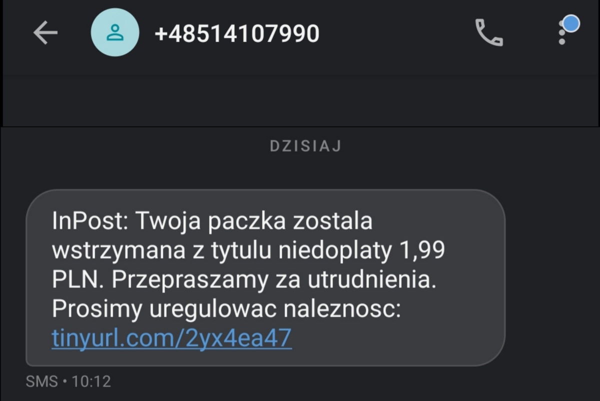 Paczkomat InPost oszustwo