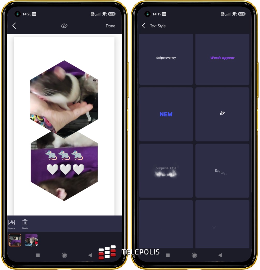 MoArt Video Story Maker dla Androida – szablon wideo i szablon napisów