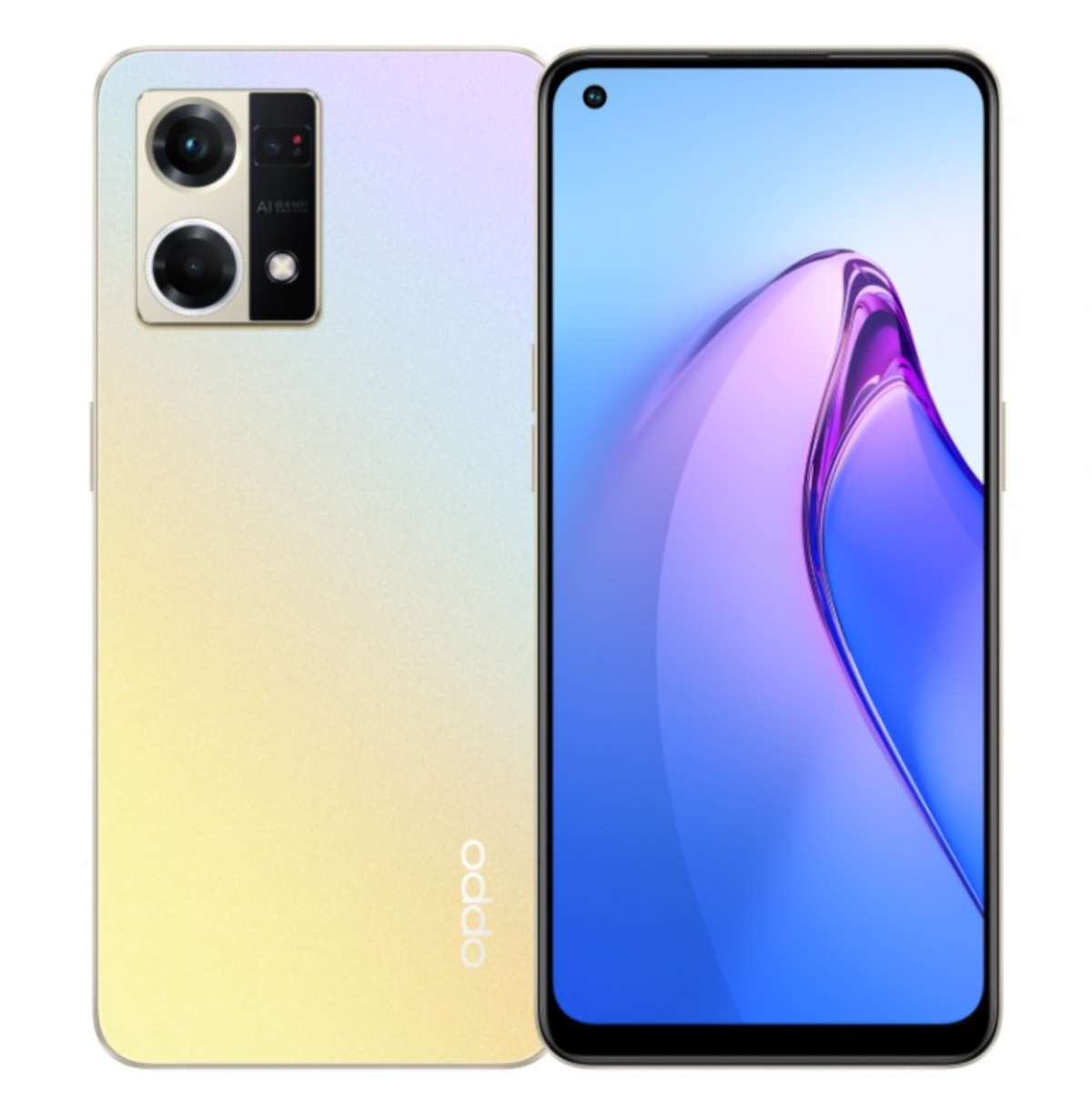 Oppo Reno8 4G tył przód