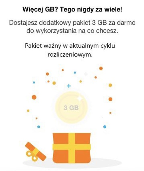 Orange środa 3 GB baner