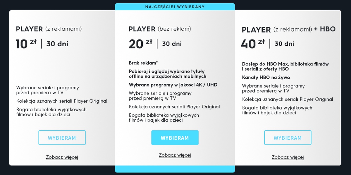 Oglądajcie VOD póki was stać, bo tak szybko drożeje. Cena Playera w górę
