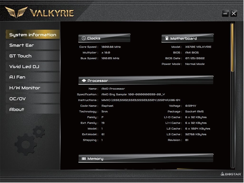 Biostar tilbyr et hovedkort for AMD Ryzen 7000