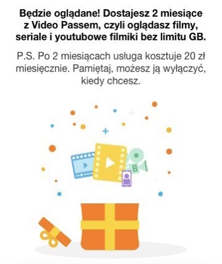 Video Pass za 0 zł baner