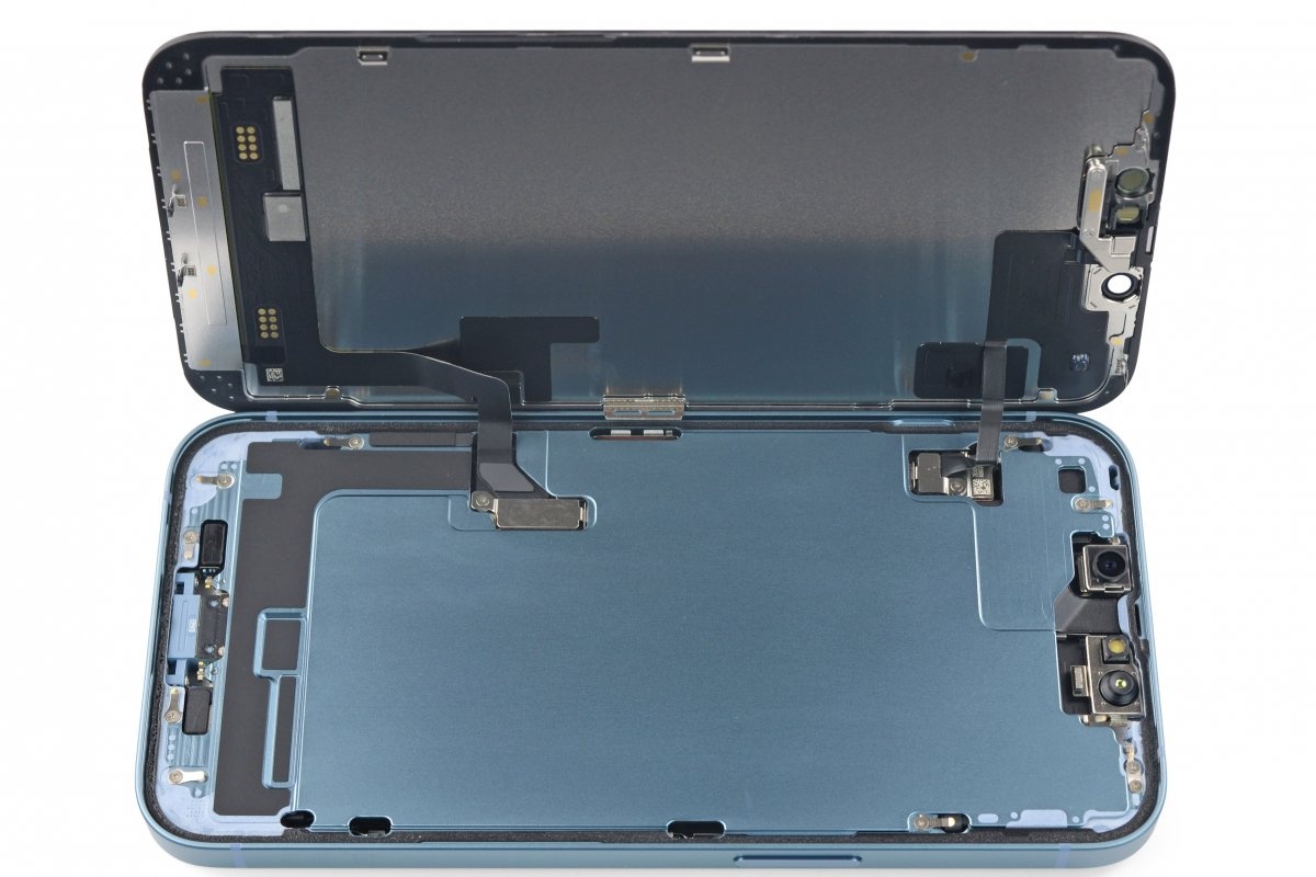 iPhone 14 zdejmowany przedni panel