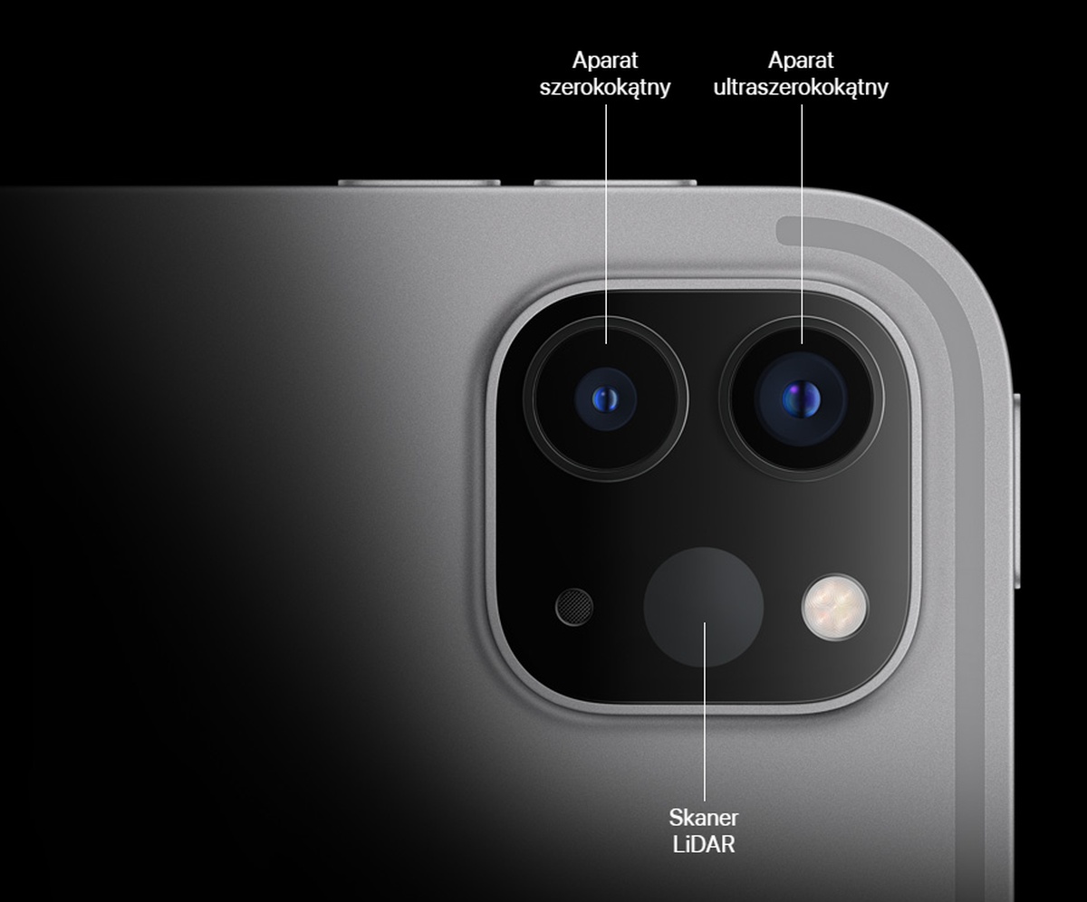 Apple iPad Pro 2022 tylny aparat