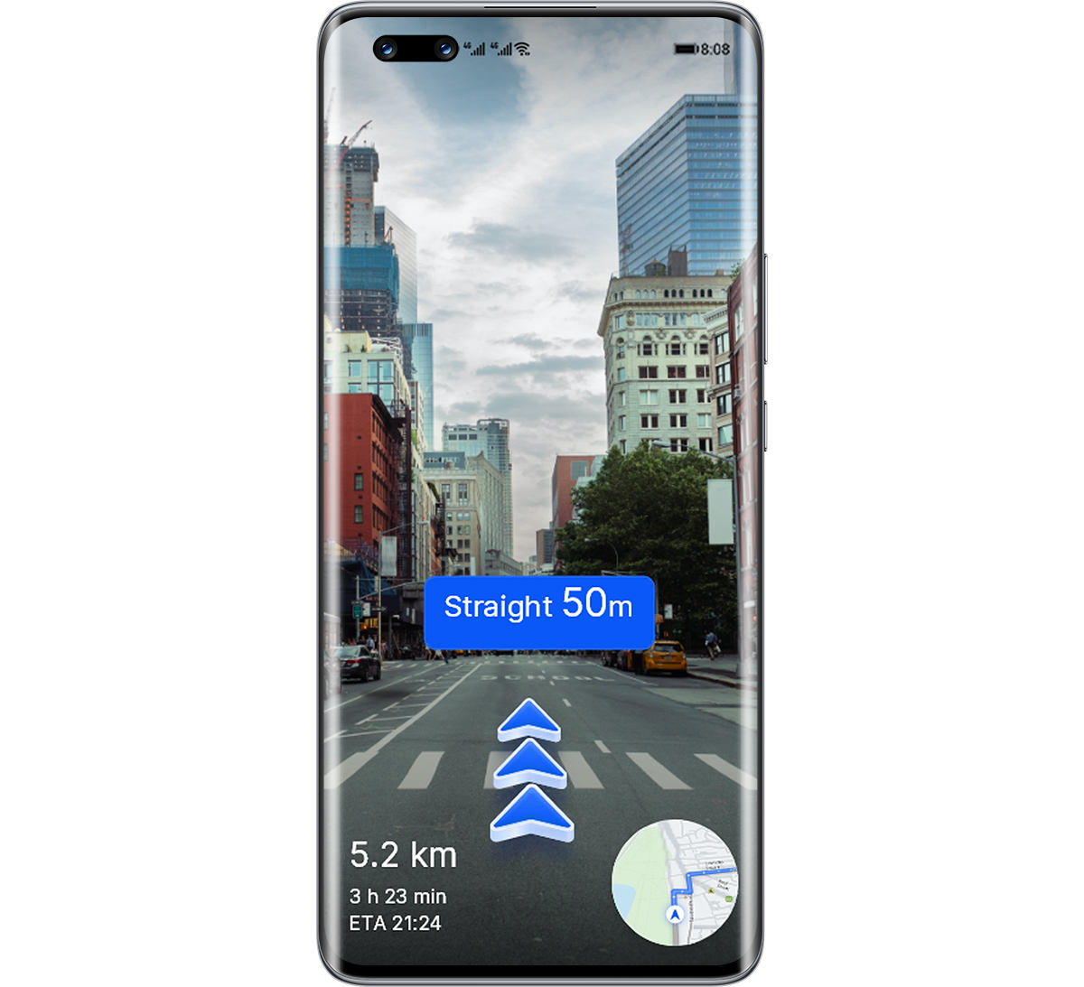 Augmented Reality (AR) Walking Navigation