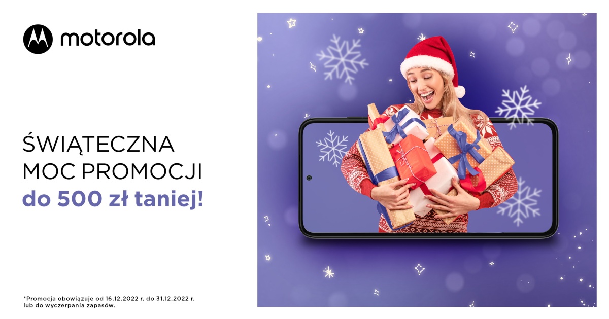 Motorola święta 2022 baner