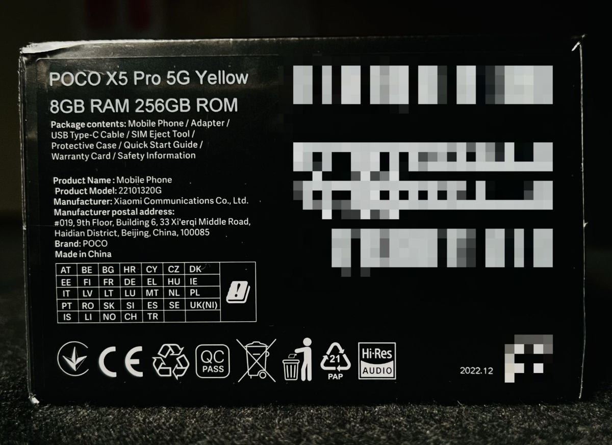 Xiaomi Poco X5 5G Pro 