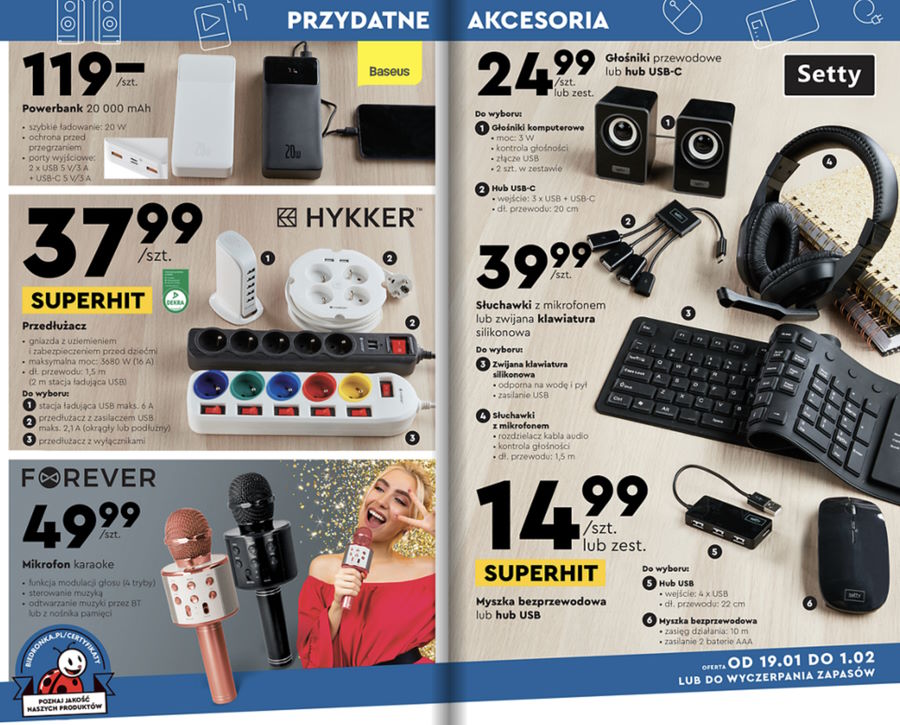 Biedronka odpala okazje. Mnóstwo sprzętu, jest też znany producent