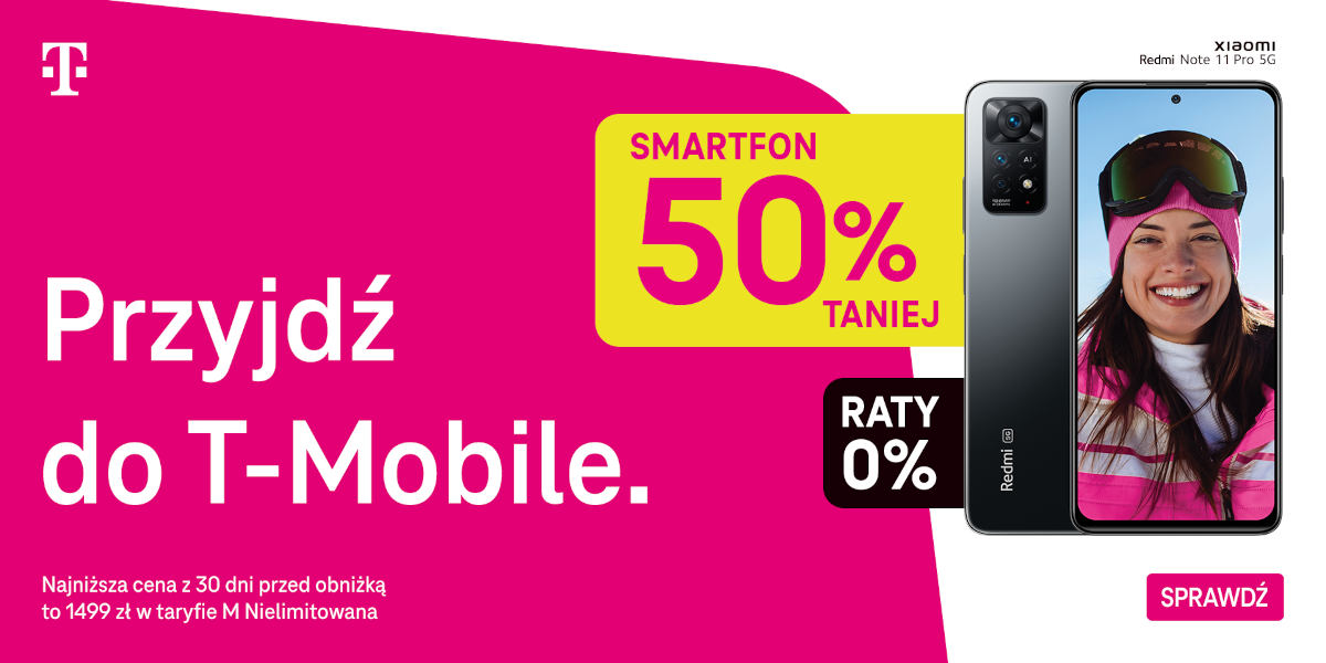 T-Mobile: smartfony 50% taniej