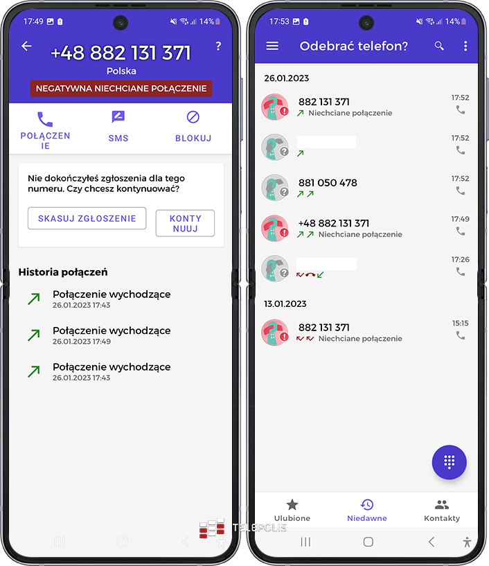 Odebrać telefon? – Opinie o numerze i lista połączeń