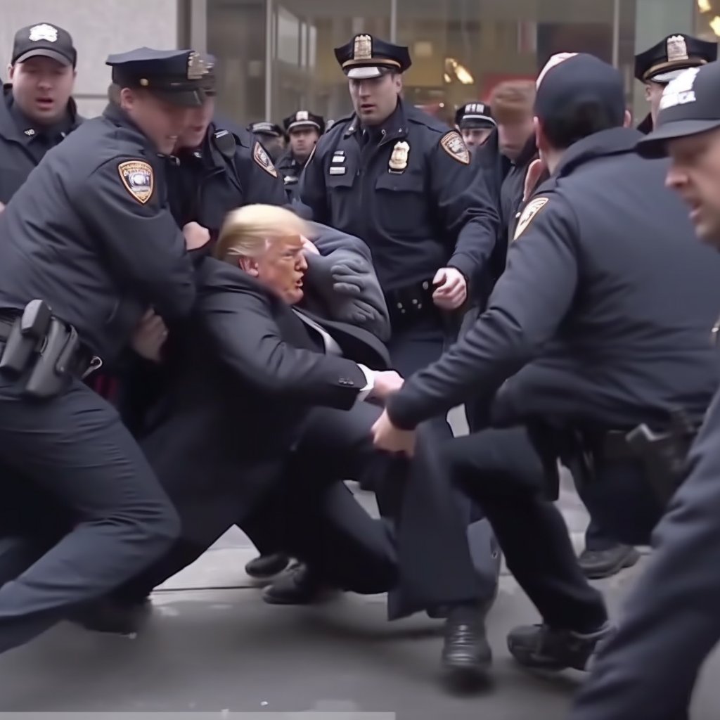 Zdjęcia z aresztowania Trumpa hitem w sieci. Są fałszywe