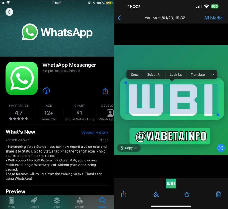 WhatsApp nowość