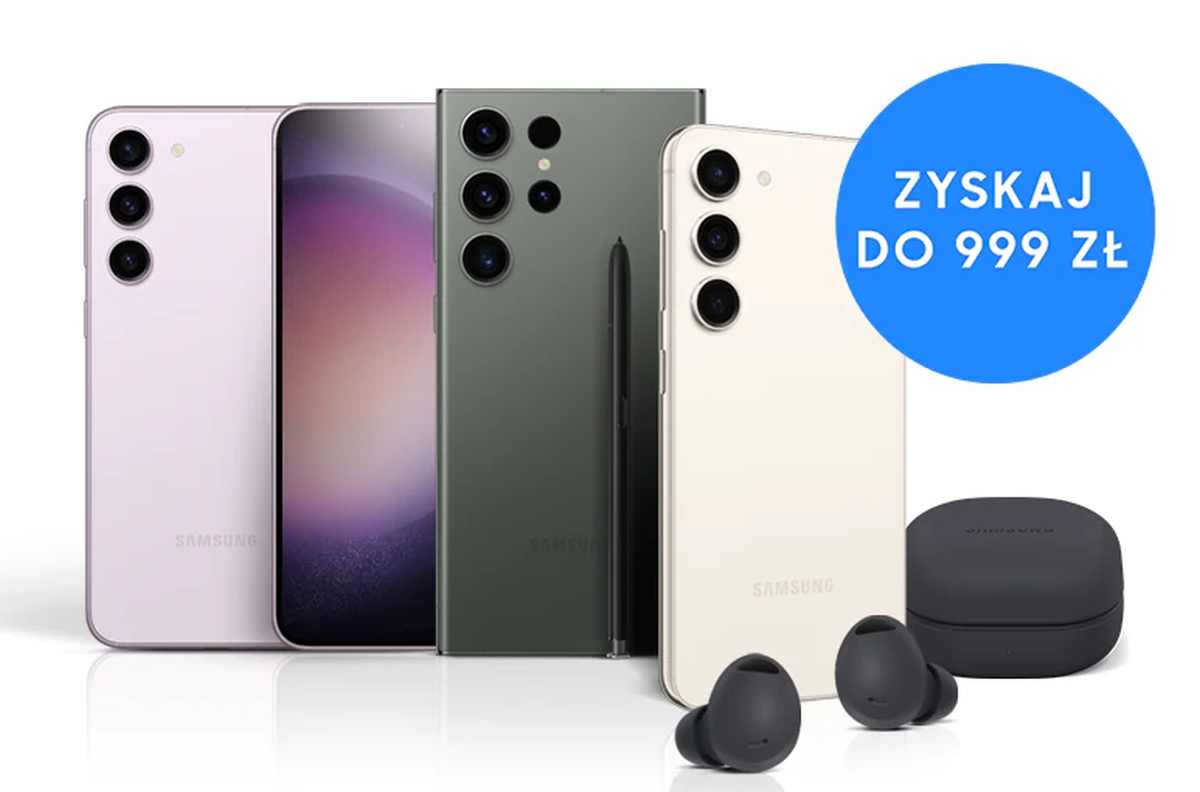 Samsung Galaxy S23 słuchawki w prezencie baner