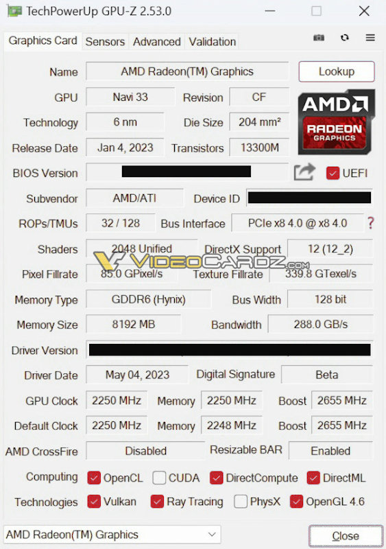 Znamy szczegóły na temat karty AMD Radeon RX 7600