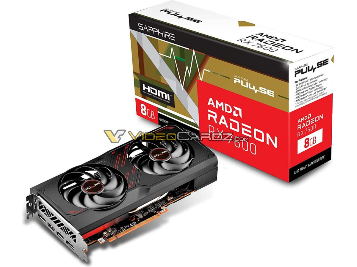 Tak wygląda pierwszy autorski Radeon RX 7600. To model od Sapphire