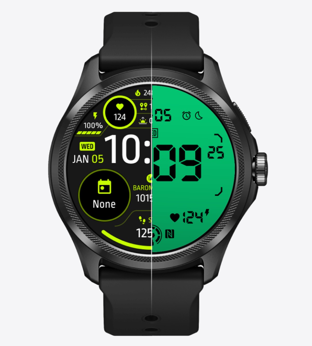 TicWatch Pro 5 podwójny wyświetlacz