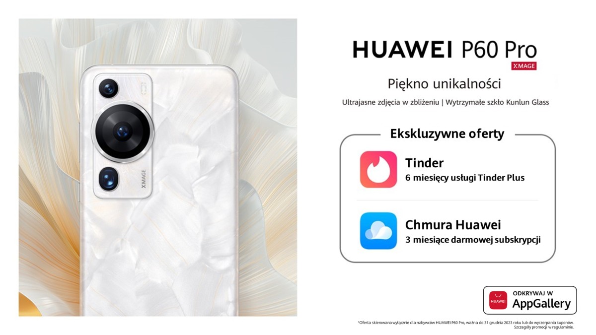 Huawei P60 Pro Tinder Pro 200 GB baner