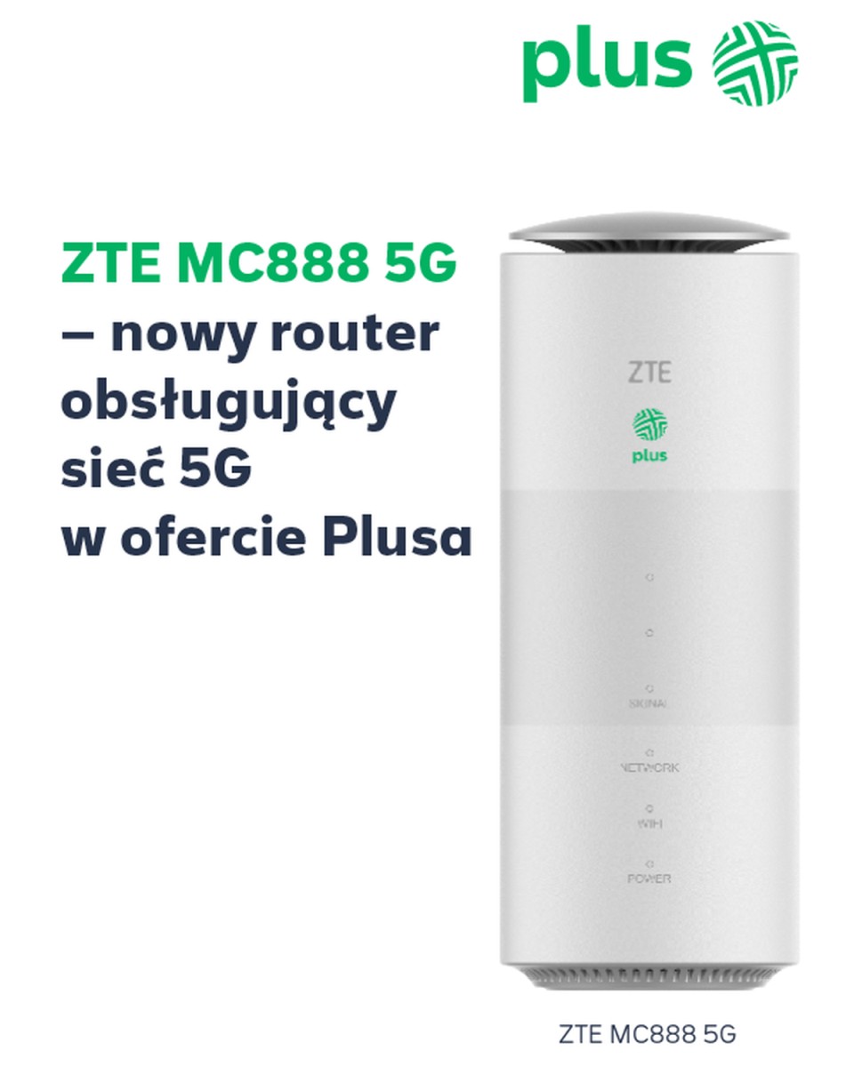 Plus nowy router 5G baner