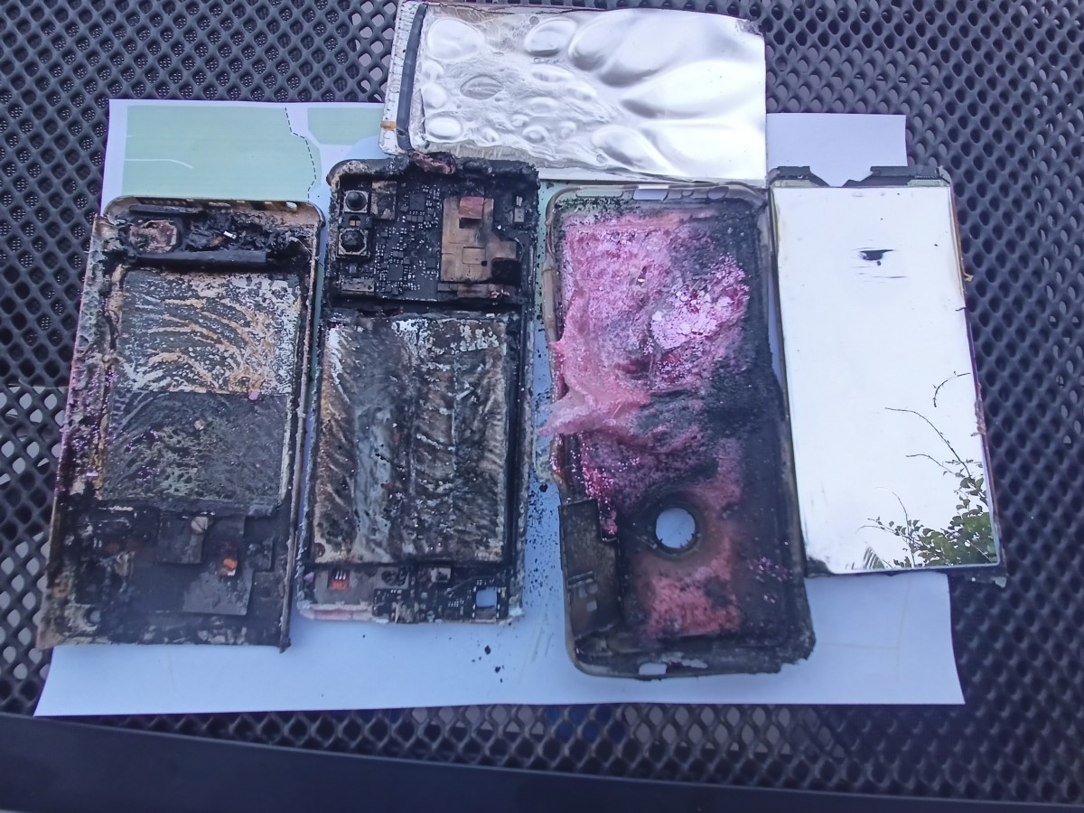 Redmi Note 5 po wybuchu