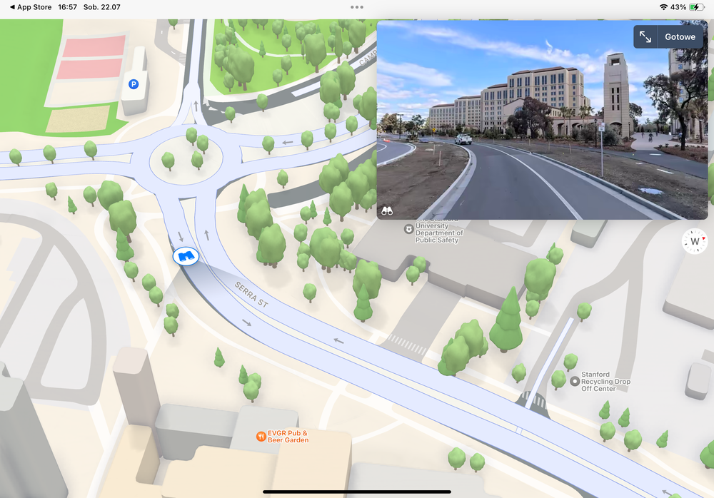 Apple Maps w San Francisco