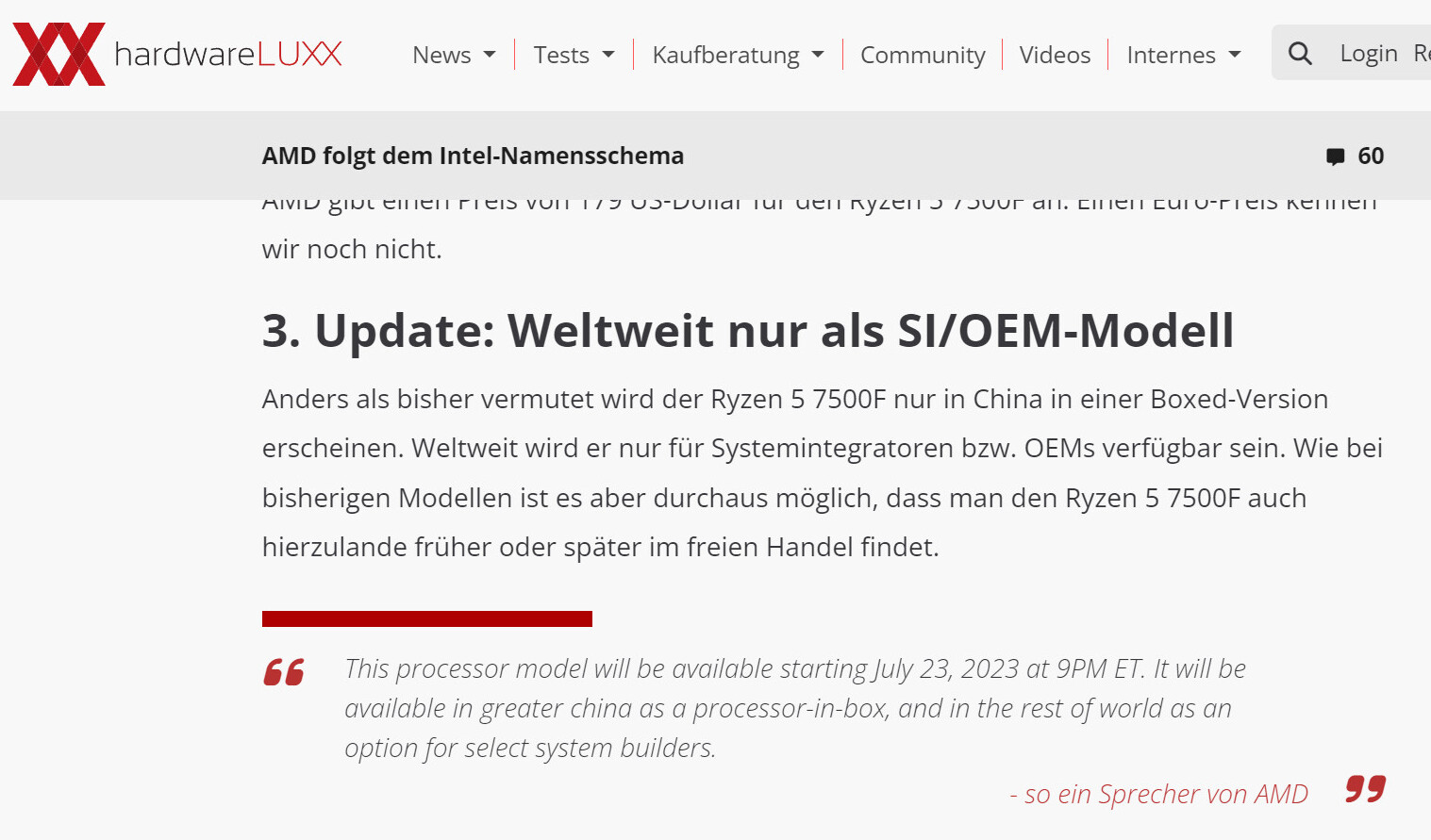 AMD potwierdza. Nowy tani procesor tylko dla wybranych